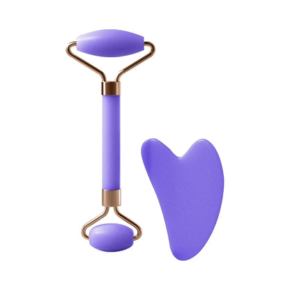 Duo Gua Sha & Rouleau Visage BelleÂge - Sculptant & Drainant