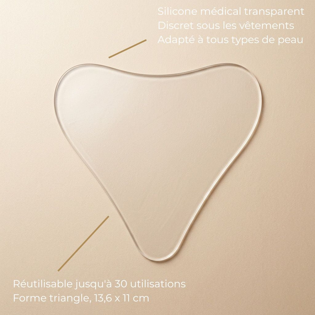 Patch Anti-Rides Poitrine BelleÂge - Silicone Invisible Réutilisable