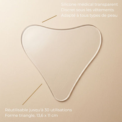 Patch Anti-Rides Poitrine BelleÂge - Silicone Invisible Réutilisable