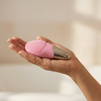 Brosse Nettoyante Visage BelleÂge - Silicone Électrique Rechargeable