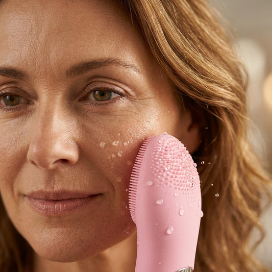 Brosse Nettoyante Visage BelleÂge - Silicone Électrique Rechargeable